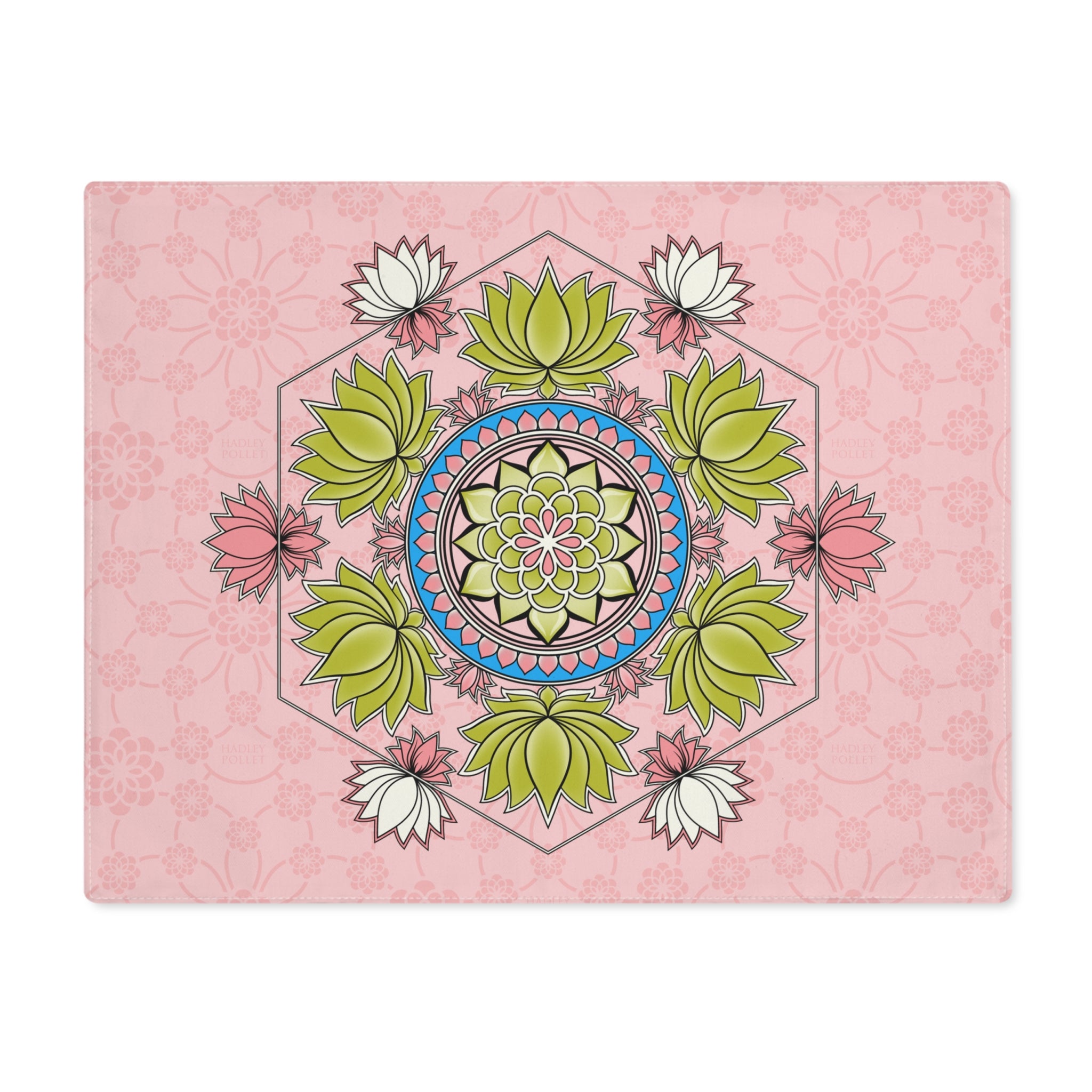 Pink Lotus Placemat, Set of 4