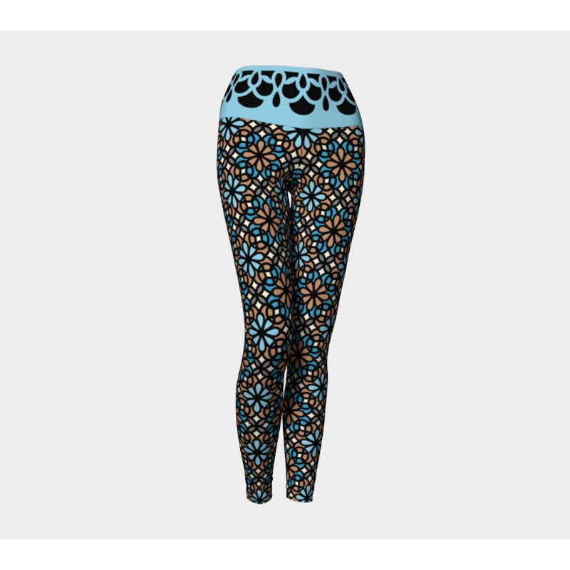 Sea Stained Glass Leggings: Wholesale