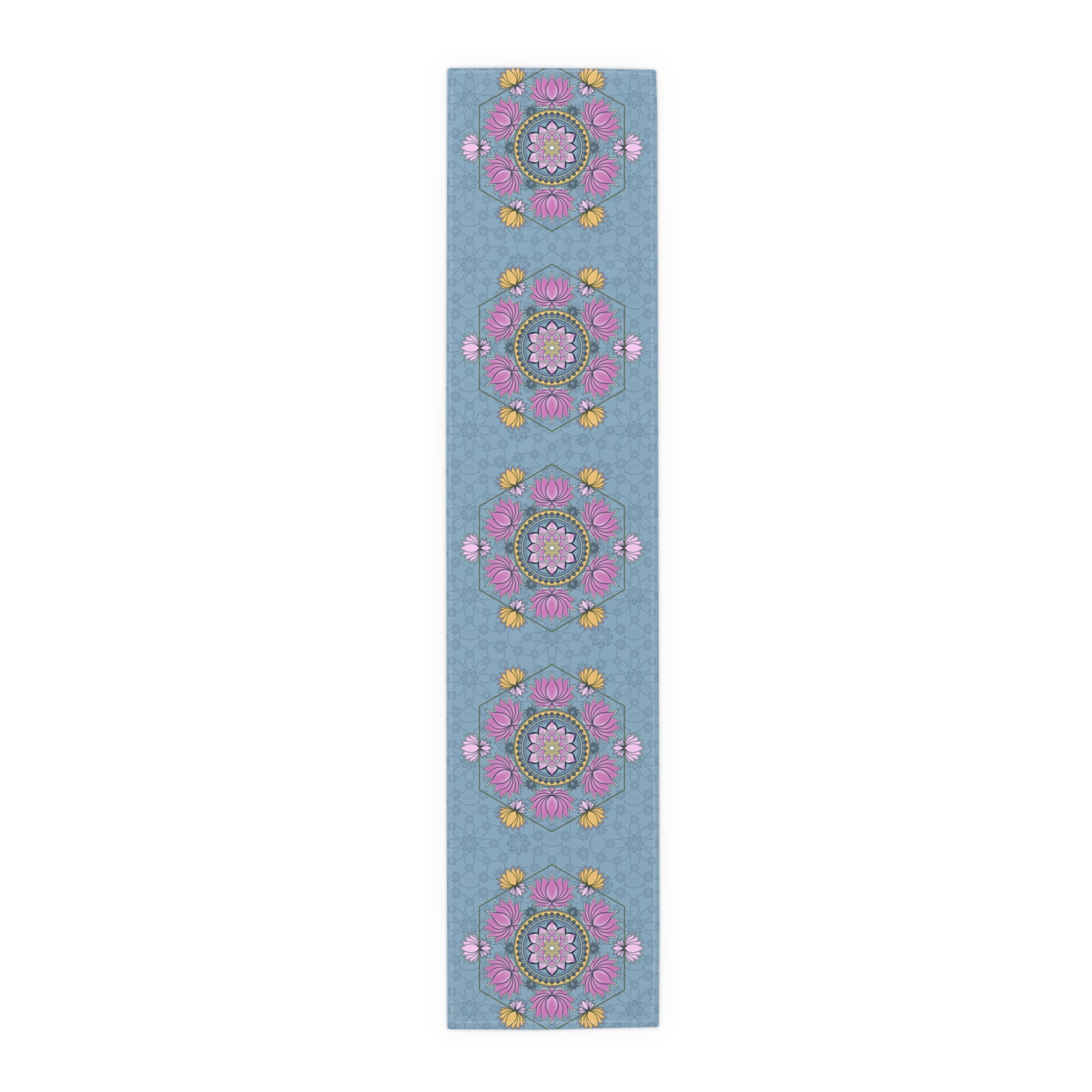 Blue Lotus Table Runner