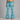 Cyan Wave Zinnia Flare Leggings