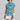 Cyan Wave Zinnia Tennis Polo