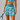 Cyan Waves Tennis Skirt