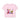 Light Pink FOOD LOVE Women's Baby Tee