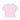 Light Pink FOOD LOVE Women's Baby Tee with a white Hadley Pollet logo at the back