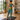 Ocean Zinnia Bubbles Athetic Crop Top and Leggings