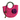 Pink Braided Straw Bag