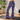 Purple Waves Zinnia Flare Leggings