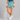 Teal Wave Zinnia Tennis Skirt