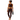 Black Heavenly Athletic Crop Top and Leggings by Hadley Pollet with pink and orange flowers, worn by a model in a studio