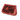 Coral Peek-A-Boo Clutch by Hadley Pollet, additional product view