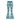 Cyan Wave Zinnia Flare Leggings by Hadley Pollet, front view