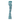 Cyan Wave Zinnia Flare Leggings by Hadley Pollet, side view