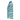 Cyan Wave Zinnia Tennis Polo by Hadley Pollet, side view