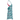 Cyan Waves Zinnia Halter Tennis Dress by Hadley Pollet, side view
