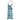 Cyan Waves Zinnia Halter Tennis Dress by Hadley Pollet, side view