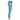 Cyan Waves Zinnia High Waisted Leggings by Hadley Pollet, side view