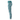 Cyan Waves Zinnia High Waisted Leggings by Hadley Pollet, side view