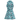 Cyan Waves Zinnia Sleeveless Tennis Dress by Hadley Pollet, back view