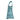 Cyan Waves Zinnia Sleeveless Tennis Dress by Hadley Pollet, side view