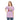 Woman in jeans wearing the lilac tee with FOOD LOVE food doodles, FOOD LOVE Unisex Jersey Short Sleeve Tee by Hadley Pollet
