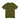 Back of the olive green tee with a dark flower logo on the sleeve, FOOD LOVE Unisex Jersey Short Sleeve Tee by Hadley Pollet