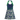 Green Navy Waves Zinnia Halter Tennis Dress by Hadley Pollet, back view