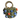 Green Straw Bag with Pearls and Flowers by Hadley Pollet, additional product view
