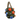 Green Straw Bag with Pearls and Flowers by Hadley Pollet, additional product view