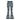 Green Wave Zinnia Flare Leggings by Hadley Pollet, front view