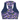 Navy Purple Waves Zinnia Activewear Top by Hadley Pollet, back view