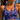 Navy Purple Waves Zinnia Activewear Top by Hadley Pollet, additional product view