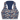 Navy Red Waves Zinnia Activewear Top by Hadley Pollet, front view
