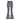 Navy Wave Zinnia Flare Leggings by Hadley Pollet, front view