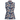 Navy Wave Zinnia Golf Sleeveless Top by Hadley Pollet, back view