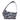 Navy Waves with Big Red Zinnia Activewear Top by Hadley Pollet, side view