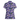 Purple Wave Zinnia Tennis Polo by Hadley Pollet, back view