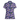 Purple Wave Zinnia Tennis Polo by Hadley Pollet, front view