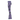 Purple Waves Zinnia Flare Leggings by Hadley Pollet, side view