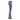 Purple Waves Zinnia Flare Leggings by Hadley Pollet, side view