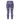 Purple Waves Zinnia High Waisted Leggings by Hadley Pollet, back view