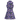 Purple Waves Zinnia Sleeveless Tennis Dress by Hadley Pollet, back view
