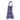 Purple Waves Zinnia Sleeveless Tennis Dress by Hadley Pollet, side view