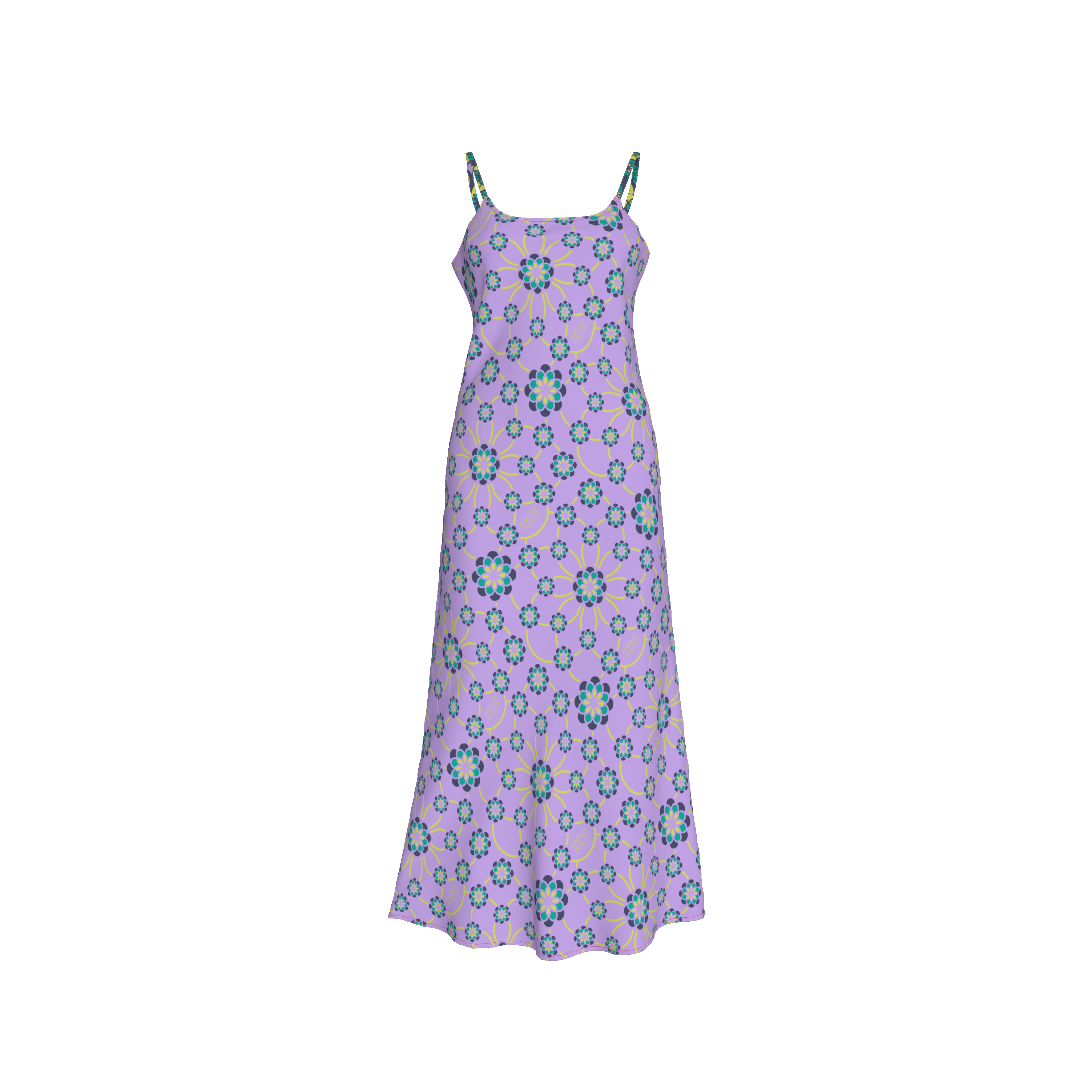Lilac Zinnia Slip Dress