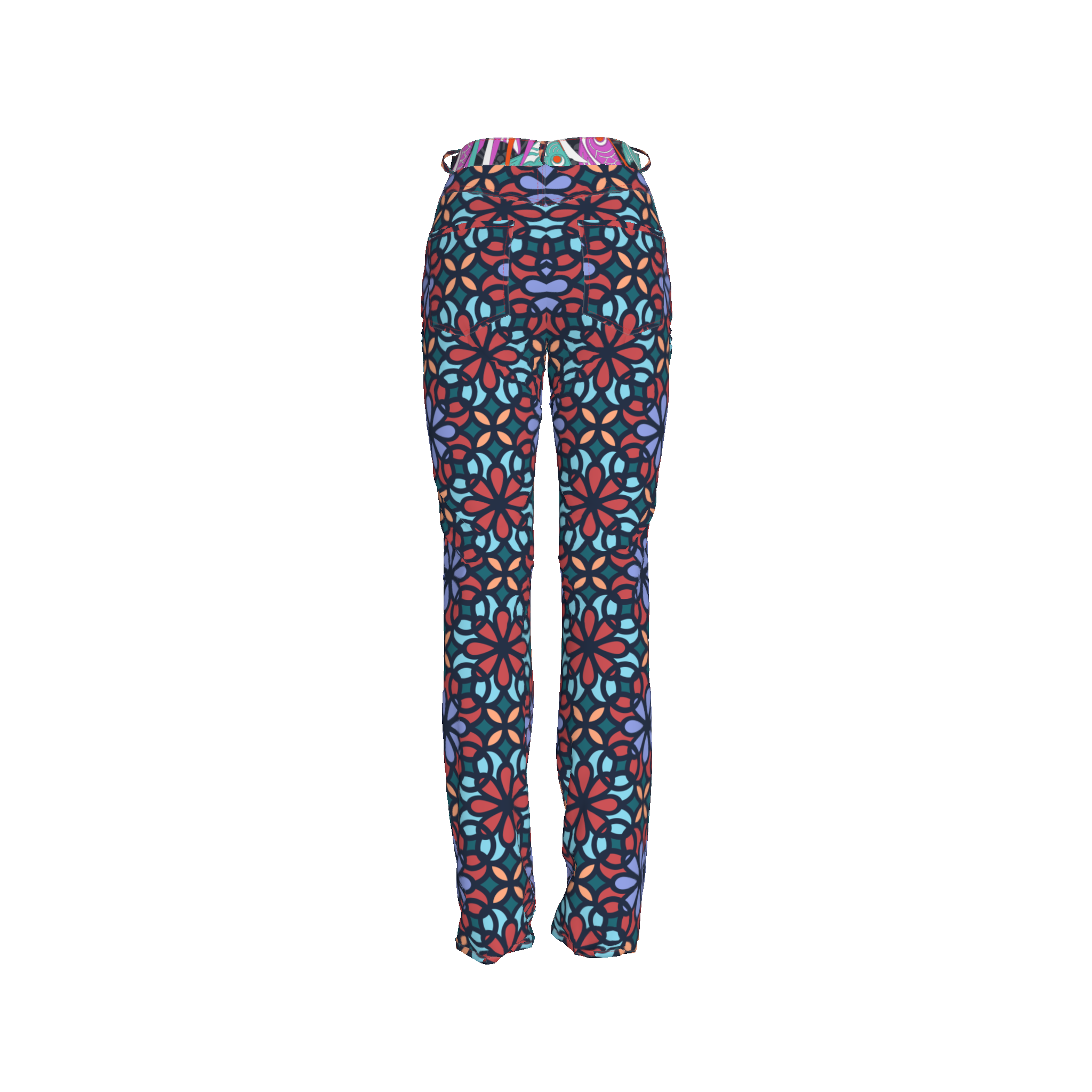 Multi Prisma Party Pants