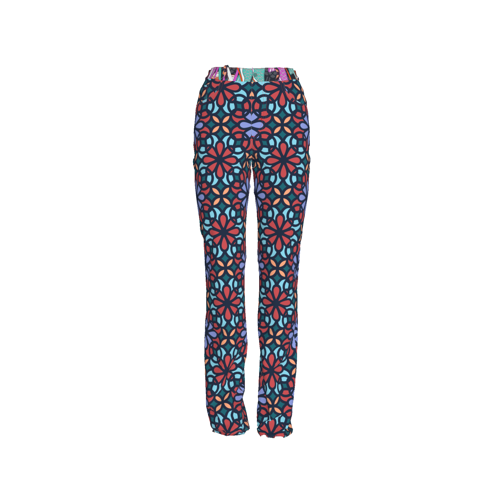 Multi Prisma Party Pants